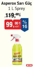 ASPEROX SARI GÜÇ ULTRA YAĞ ÇÖZÜCÜ 1 L fiyat ve kampanya bilgisi